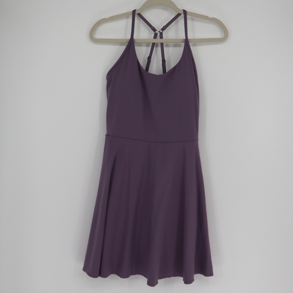 HALARA Purple Strappy Mini Dress